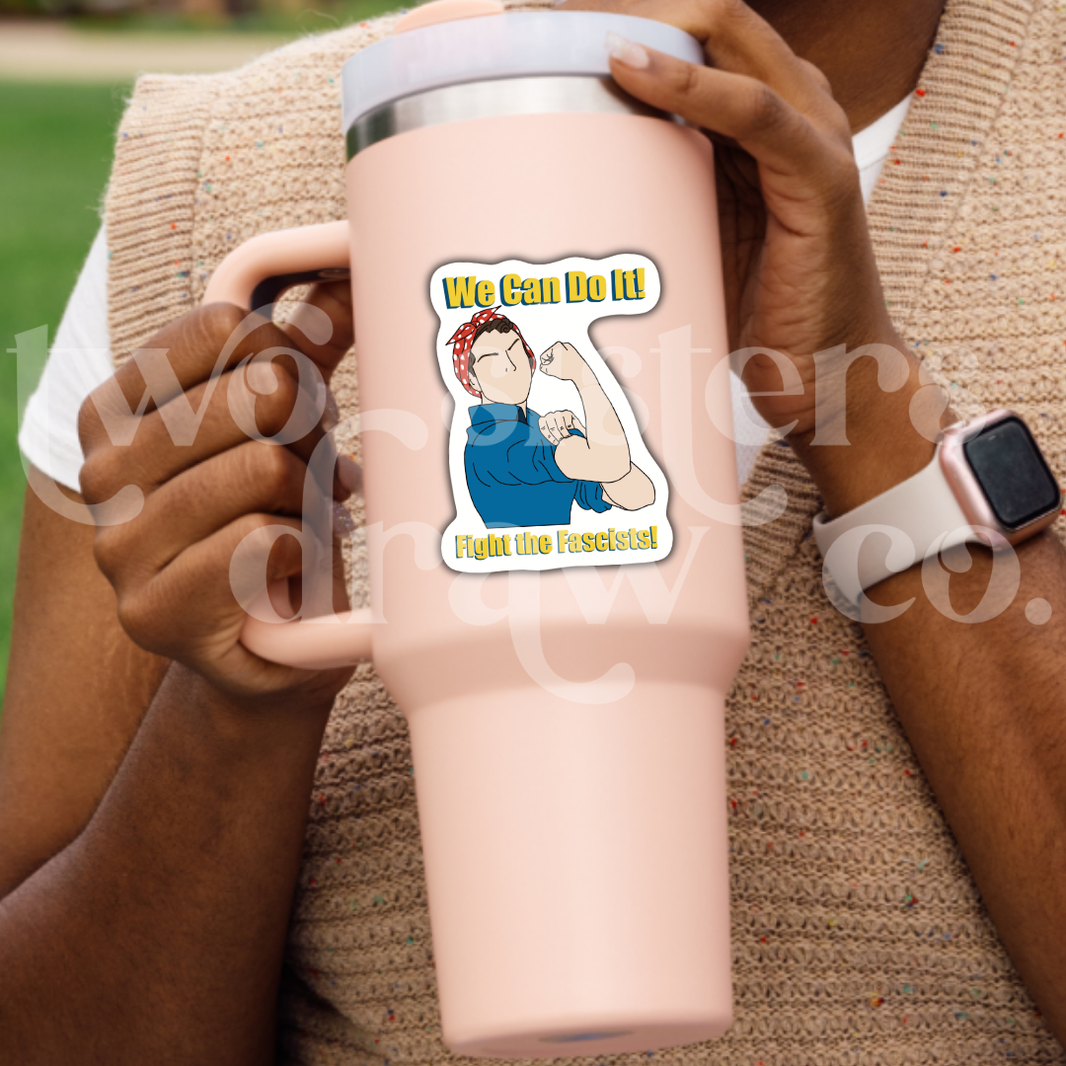 We Can Do It Rosie the Riveter Social Justice Sticker